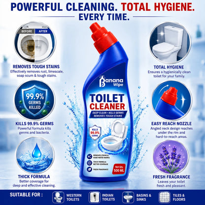 Banana Wipe Toilet Cleaner I 500 ml I Pack of 1