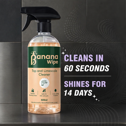 Banana Wipe Tap & Limescale Cleaner Spray - 500 ml