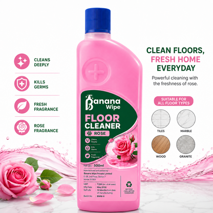 Banana Wipe Floor Cleaner I 500 ML I Pack of 1