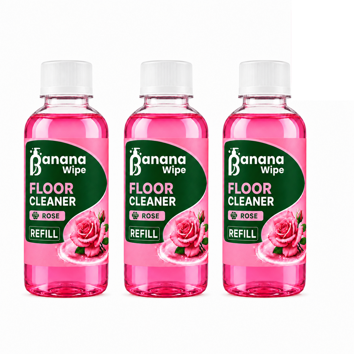 Smart Refill Rose Floor Cleaner Pack 3- Make 3 Bottle of 500 ML Rose Floor Cleaner