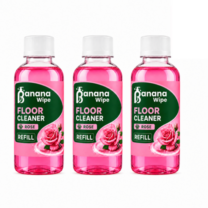 Smart Refill Rose Floor Cleaner Pack 3- Make 3 Bottle of 500 ML Rose Floor Cleaner