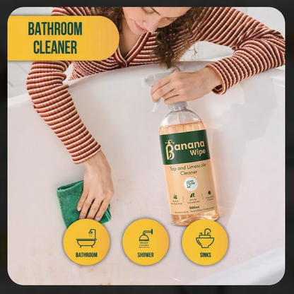 Banana Wipe Tap & Limescale Cleaner Spray - 500 ml