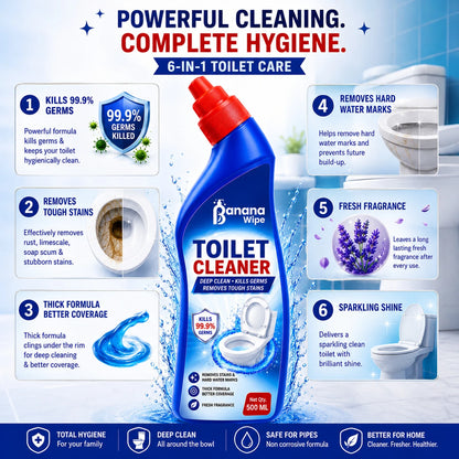 Banana Wipe Toilet Cleaner I 500 ml I Pack of 1
